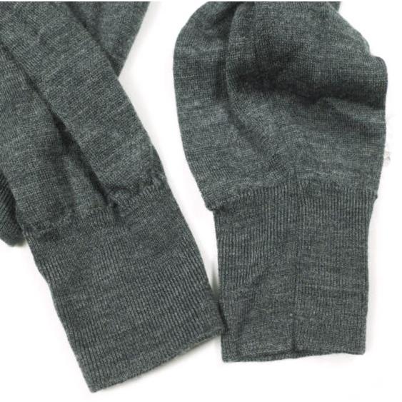 JOHN SMEDLEY ジョンスメドレー イギリス製 エクストラファインメリノウール ハイゲージクルーネックニット M CHARCOAL GRAY セーター |  | 04