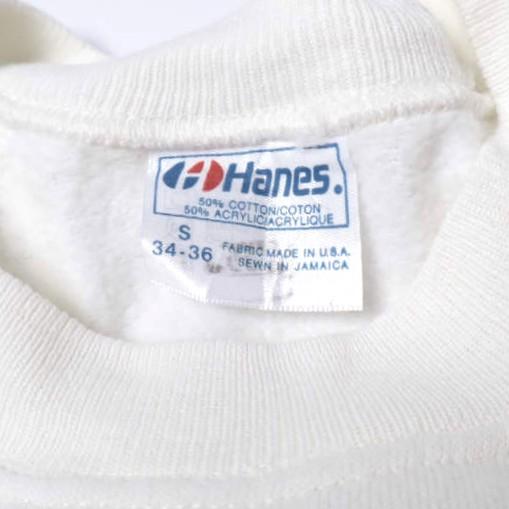 HANES ヘインズ 80s-90s CALIFORNIA BEACH CLUB ラグランスウェット S WHITE トレーナー 裏起毛 ヴィンテージ トップス g27026 |  | 02