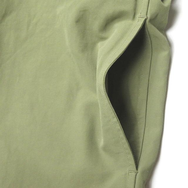 YAECA ヤエカ コンフォートシャツ Lサイズ 半袖 OLIVE ラミー混 ヤエカ YAECA 日本製 COMFORT SHIRT RELAX SQUARE S/S ショート