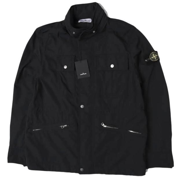 STONE ISLAND ストーンアイランド 25SS Micro Twill Field Jacket マイクロツイルジャケット K1S154100007 S0026 M BLACK 定価178,200円 | 