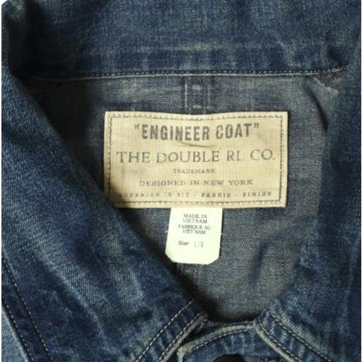RRL ダブルアールエル コットンリネン デニム エンジニアジャケット