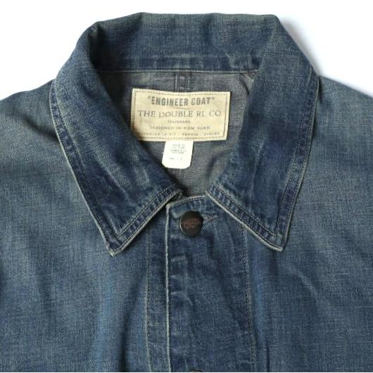 RRL ダブルアールエル コットンリネン デニム エンジニアジャケット