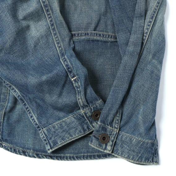 RRL ダブルアールエル コットンリネン デニム エンジニアジャケット