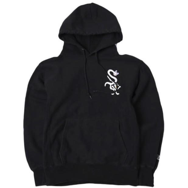 TAPPEI たっぺい BAYCREWS POPUP STORE限定 Im Not Into Baseball Hoodie シカゴ・ホワイトソックス ベースボールパーカー M BLACK 裏起毛 | 