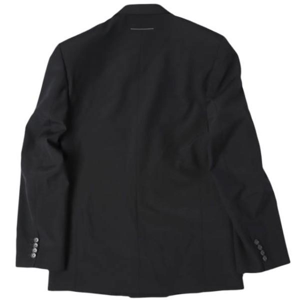 新品 MM6 Maison Margiela 25AW LIGHT WOOL BLEND JACKET ライトウールブレンド ダブルブレストジャケット SH2BN0021 M35436 S BLACK |  | 01