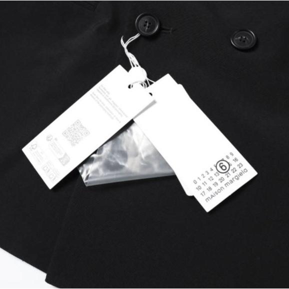 新品 MM6 Maison Margiela 25AW LIGHT WOOL BLEND JACKET ライトウールブレンド ダブルブレストジャケット SH2BN0021 M35436 S BLACK |  | 03