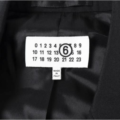 新品 MM6 Maison Margiela 25AW LIGHT WOOL BLEND JACKET ライトウールブレンド ダブルブレストジャケット SH2BN0021 M35436 S BLACK |  | 08