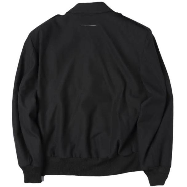 新品 MM6 Maison Margiela 25AW WOOL BOMBER JACKET ハの字 ウールボンバージャケット SH2AM0036 M35653 44 BLACK マルジェラ 定価210100円 |  | 01