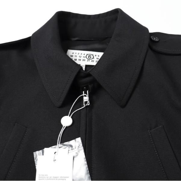 新品 MM6 Maison Margiela 25AW WOOL BOMBER JACKET ハの字 ウールボンバージャケット SH2AM0036 M35653 44 BLACK マルジェラ 定価210100円 |  | 04