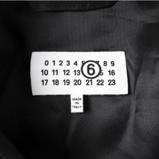 新品 MM6 Maison Margiela 25AW WOOL BOMBER JACKET ハの字 ウールボンバージャケット SH2AM0036 M35653 44 BLACK マルジェラ 定価210100円 |  | 08