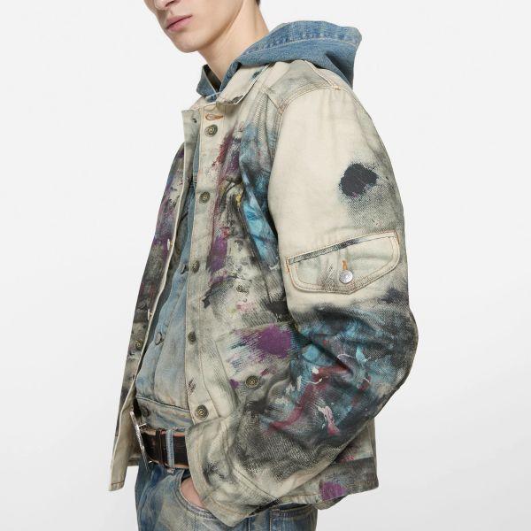 新品 Acne Studios アクネストゥディオズ 25AW TROMPE L'OEIL PRINT JACKET トロンプルイユプリントジャケット FN-MN-OUTW001241 46 g27062 |  | 02