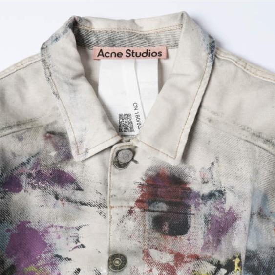 新品 Acne Studios アクネストゥディオズ 25AW TROMPE L'OEIL PRINT JACKET トロンプルイユプリントジャケット FN-MN-OUTW001241 46 g27062 |  | 04