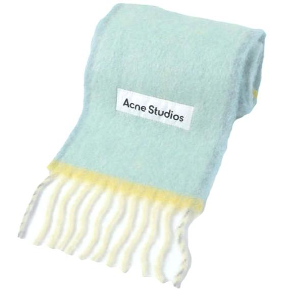 新品 Acne Studios アクネストゥディオズ 25AW WOOL MOHAIR SCARF NARROW ウールモヘアマフラー FN-UX-SCAR000328 LIGHT BLUE 定価47,300円 | 