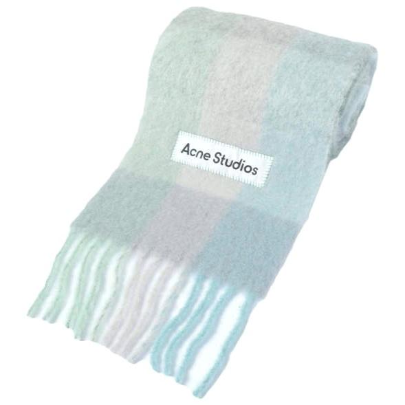 新品 Acne Studios アクネストゥディオズ 25AW MOHAIR CHECKED SCARF
