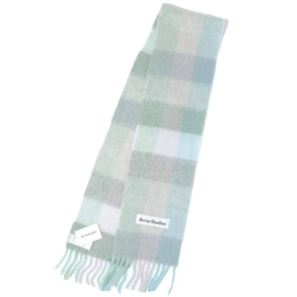 新品 Acne Studios アクネストゥディオズ 25AW MOHAIR CHECKED SCARF