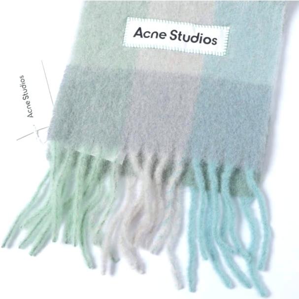 新品 Acne Studios アクネストゥディオズ 25AW MOHAIR CHECKED SCARF