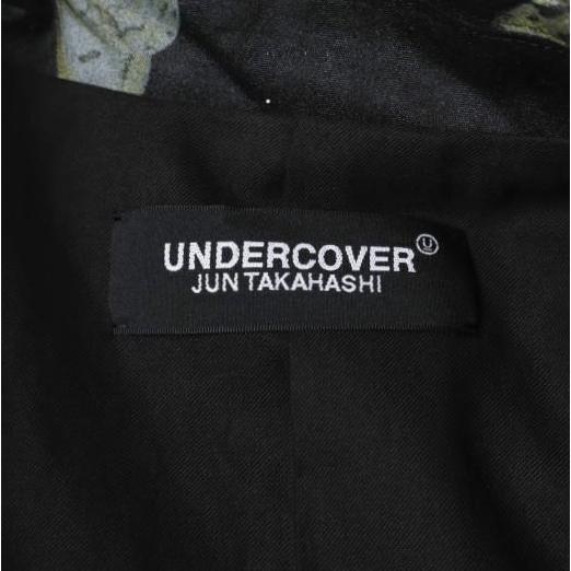 新品 UNDERCOVER アンダーカバー 25AW 日本製 バタフライプリント オイルドステンカラーコート UC2E4309 3 BLACK 定価132,000円 アウター |  | 08