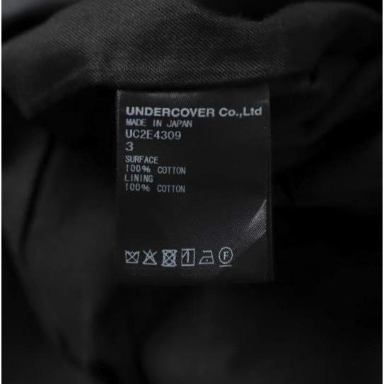 新品 UNDERCOVER アンダーカバー 25AW 日本製 バタフライプリント オイルドステンカラーコート UC2E4309 3 BLACK 定価132,000円 アウター |  | 09