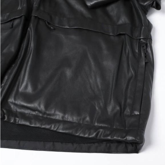 新品 DAIWA PIER39 ダイワ ピア39 25AW TECH SYNTHETIC SKIN WINDBREAKER JACKET フェイクレザートラックジャケット BJ-40025W L BLACK |  | 05