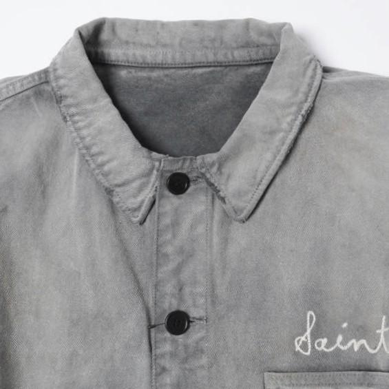 新品 SAINT MICHAEL セントマイケル 25SS COVERALL / SAINT ダメージ加工 カバーオール SM-HR8-0000-061 L BLACK SAINT Mxxxxxx ジャケット |  | 03