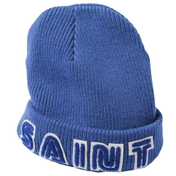 新品 SAINT MICHAEL セントマイケル 25AW SG_KNIT CAP/SAINT SEGA セガ ウールニットキャップ SM-HR1-0000-C66 BLUE Mxxxxxx ビーニー |  | 02