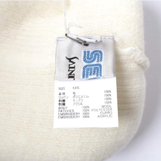 新品 SAINT MICHAEL セントマイケル 25AW SG_KNIT CAP/SAINT SEGA セガ ウールニットキャップ SM-HR1-0000-C67 WHITE Mxxxxxx ビーニー |  | 07
