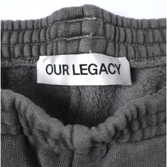 新品 OUR LEGACY アワーレガシー 25AW TRACK PANTS トラックパンツ M4256TW 46 Worn Black Hefty Fleece 定価84,700円 スウェットパンツ |  | 04