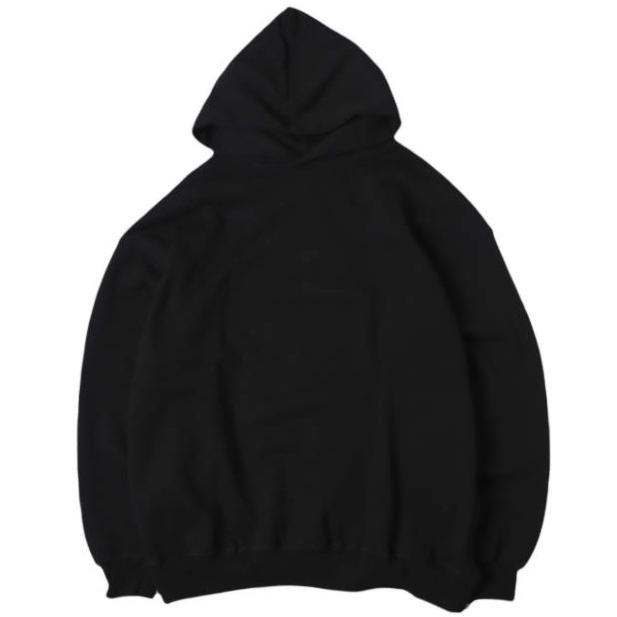 新品 Graphpaper グラフペーパー 25SS 日本製 AZUMA TERRY HOODIE GU251-70196B 2 BLACK 裏毛 スウェットプルオーバーパーカー トップス | 