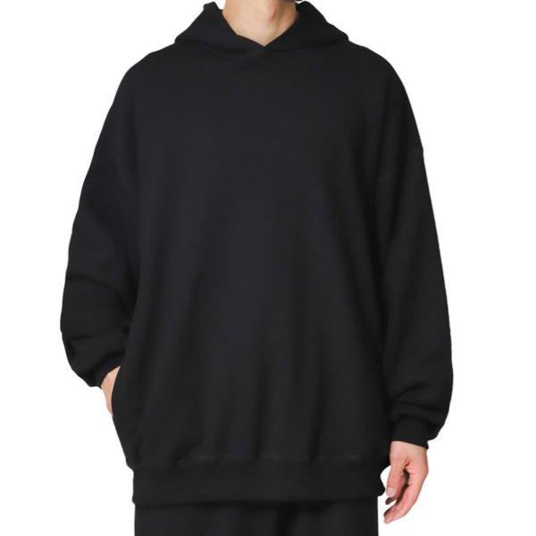 新品 Graphpaper グラフペーパー 25SS 日本製 AZUMA TERRY HOODIE GU251-70196B 2 BLACK 裏毛 スウェットプルオーバーパーカー トップス |  | 02