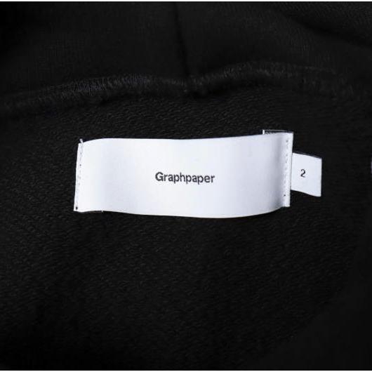 新品 Graphpaper グラフペーパー 25SS 日本製 AZUMA TERRY HOODIE GU251-70196B 2 BLACK 裏毛 スウェットプルオーバーパーカー トップス |  | 04