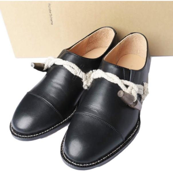 新品 Hender Scheme エンダースキーマ duffle cap toe ダッフルキャップトゥシューズ xu-s-dct 1(22.5-23.0cm) black/natural トグル 革靴 | 