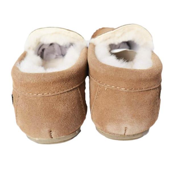新品 EMU Australia エミューオーストラリア Cairns ケアンズ W11439 US7(24cm) Chestnut ムートン スリッポン モカシン ボア シューズ |  | 03