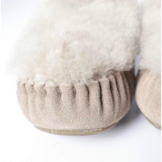 新品 EMU Australia エミューオーストラリア Cairns Reverse Fur ケアンズ リバース ファー W11705 US6(23cm) Mushroom ボア スリッポン |  | 06