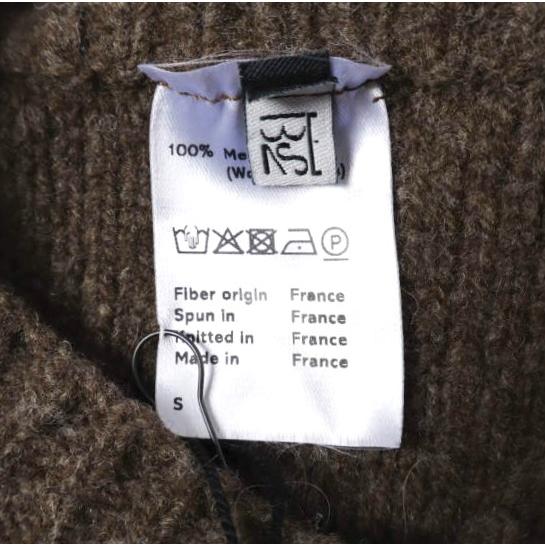 新品 BASERANGE ベースレンジ 25AW TIER CARDIGAN アルルメリノウール ボタンダウンカーディガン S BUREL BROWN 定価51,810円 ニット |  | 07