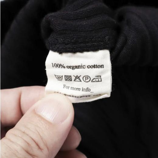 新品 BASERANGE ベースレンジ SHAW LONG SLEEVE シャウ ロングスリーブ オーガニックコットンフリース XS BLACK 変形 リブ カットソー |  | 09