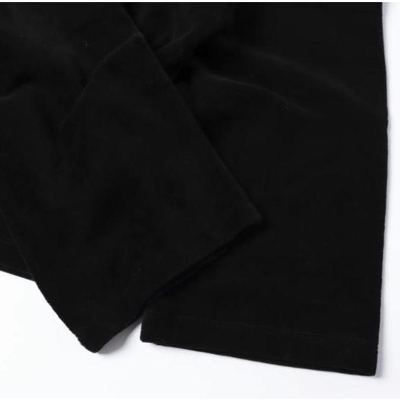 新品 BASERANGE ベースレンジ 25AW TRE SWEATSHIRT ベロアボートネックスプルオーバー S BLACK トレーナー 定価33,990円 スウェット g27125 |  | 05