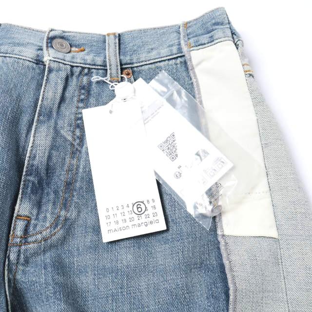 新品 MM6 Maison Margiela 25AW INSIDEOUT SEAM DENIM PANTS インサイドアウトシームデニムパンツ S62LB0200 S30844 25 定価116,600円 |  | 03