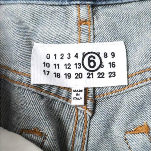 新品 MM6 Maison Margiela 25AW INSIDEOUT SEAM DENIM PANTS インサイドアウトシームデニムパンツ S62LB0200 S30844 25 定価116,600円 |  | 04