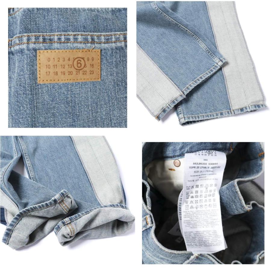 新品 MM6 Maison Margiela 25AW INSIDEOUT SEAM DENIM PANTS インサイドアウトシームデニムパンツ S62LB0200 S30844 25 定価116,600円 |  | 09