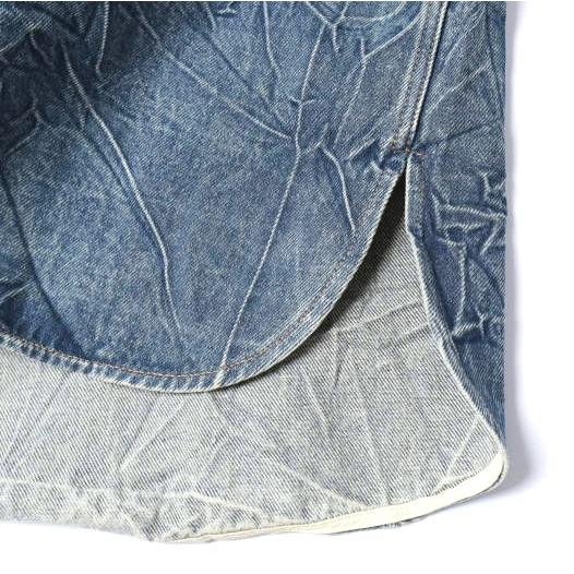新品 MM6 Maison Margiela 24AW イタリア製 ピッツバーグクリース デニムシャツ SH0DT0015 S30460 44 BLUE メゾンマルジェラ 定価121,000円 |  | 07