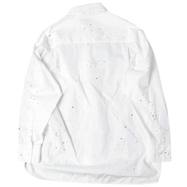 新品 MM6 Maison Margiela 25SS CAMICIE A MANICHE ペイントレジデュシャツ SH2DT0022 M35458 44 WHITE メゾンマルジェラ 定価126,500円 |  | 01