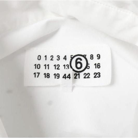 新品 MM6 Maison Margiela 25SS CAMICIE A MANICHE ペイントレジデュシャツ SH2DT0022 M35458 44 WHITE メゾンマルジェラ 定価126,500円 |  | 07