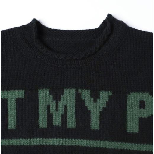 新品 MM6 Maison Margiela 24AW Wool Jacquard Sweater ユニセックス LOST MY PET ウールジャガードニット S62HL0027 M13075 XS BLACK |  | 04