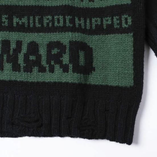 新品 MM6 Maison Margiela 24AW Wool Jacquard Sweater ユニセックス LOST MY PET ウールジャガードニット S62HL0027 M13075 XS BLACK |  | 06