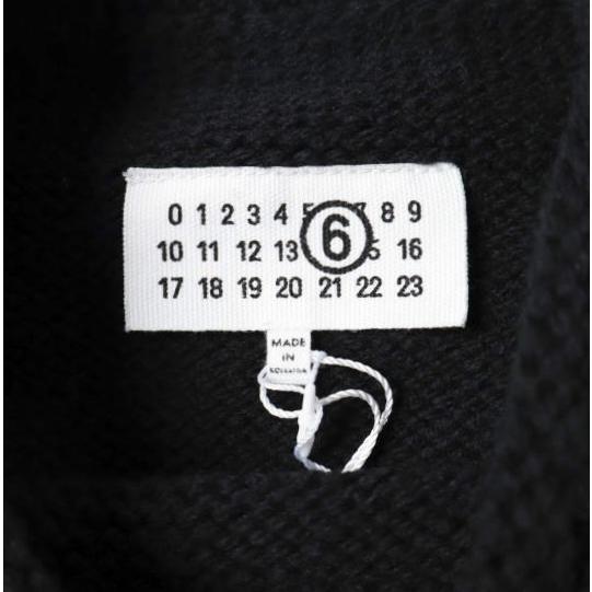 新品 MM6 Maison Margiela 24AW Wool Jacquard Sweater ユニセックス LOST MY PET ウールジャガードニット S62HL0027 M13075 XS BLACK |  | 07