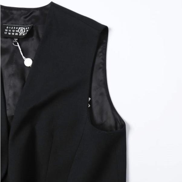 新品 MM6 Maison Margiela 24AW Tailored wool mini dress テーラードウールミニドレス S52DA0046 M35153 40 BLK 定価121,000円 ワンピース |  | 07