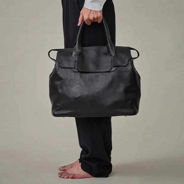 新品 cornelian taurus by daisuke iwanaga コーネリアンタウラス key hole boston MID / cow leather ボストンバッグ co23sskh030 BLACK |  | 02
