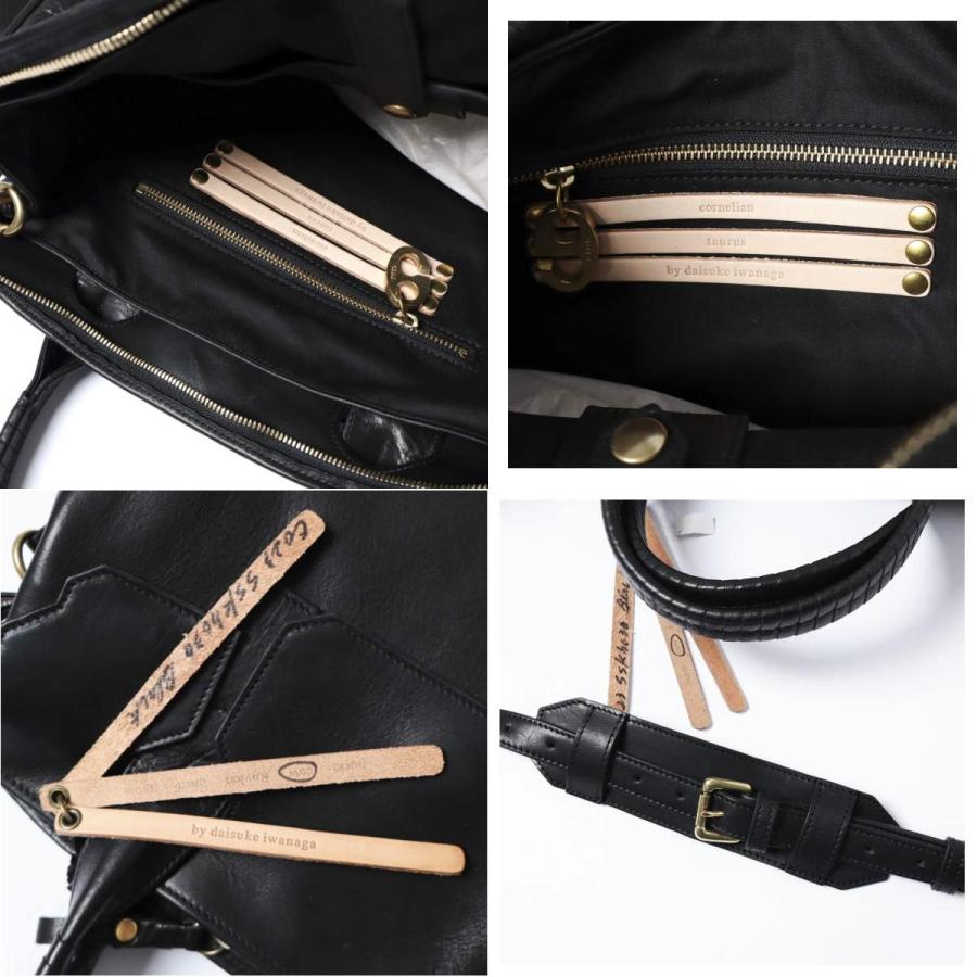 新品 cornelian taurus by daisuke iwanaga コーネリアンタウラス key hole boston MID / cow leather ボストンバッグ co23sskh030 BLACK |  | 08