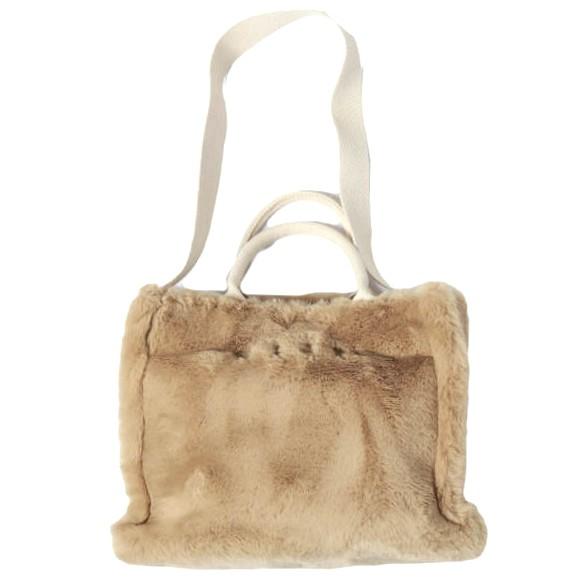 新品 MARNI マルニ 25AW FAUX FUR BASKET SHOPPER フェイクファー バスケットショッパー SHMP0077U6 P8681 定価141,900円 ショルダーバッグ |  | 01