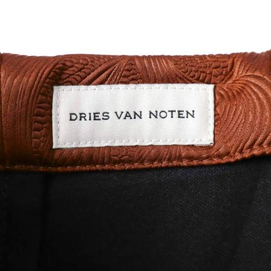 新品 DRIES VAN NOTEN ドリスヴァンノッテン 25AW SONISTA 2162 W.W.SKIRT アラベスク柄エンボス加工タックスカート 36 RUST 定価152,900円 |  | 03